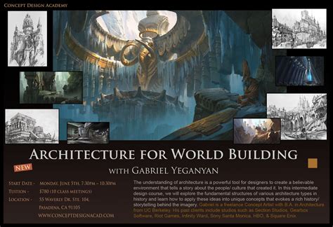 Concept Design Academy: "Architecture for World Building" with Gabriel ...