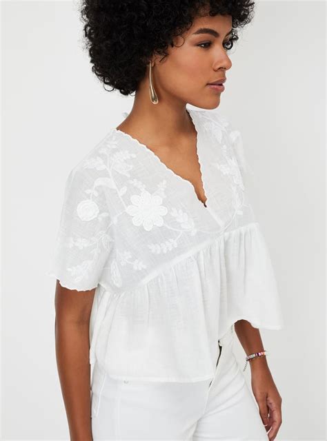 Buy Kalki x Max Women Embroidered Peplum Top Online at just Rs. 899.0 ...