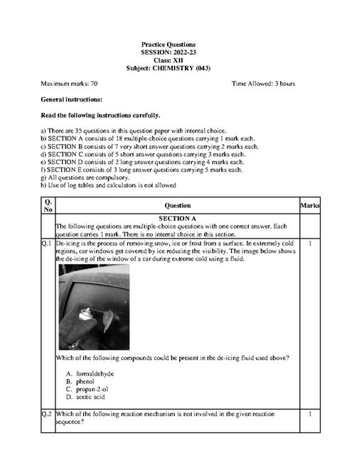 Chemistry-PQ - It is best website - Practice Questions SESSION: 2022 ...