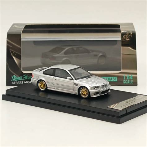 Stance Hunter 1:64 BMW M3 (E46) – Silver Metallic with Gold Rims | Sta ...