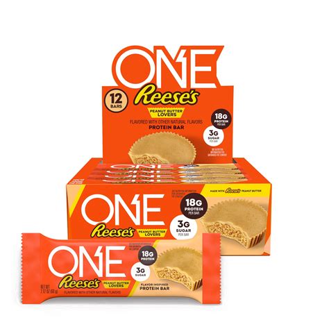 Amazon.com: ONE Protein Bars, Reese's Peanut Butter Lovers, Gluten Free ...