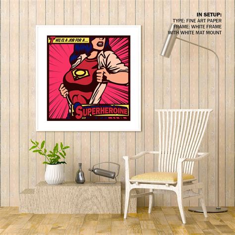 Buy Women Power Pop Art Painting & Art Print Online India at Best Price ...