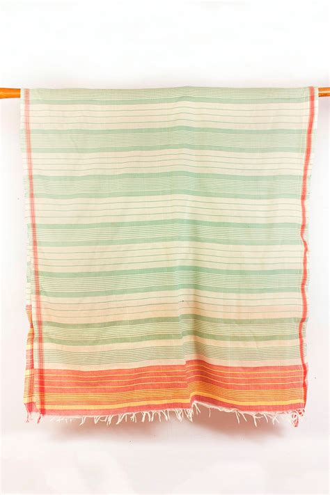 Cotton Gamusa Towel Water Grass – Punarnawa Soul of Artistry