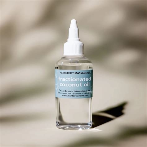 FRACTIONATED COCONUT MASSAGE OIL - Plant Extracts International