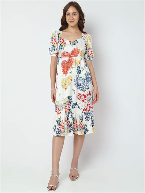 Buy Fit & Flare Dress for Women Online | VEROMODA