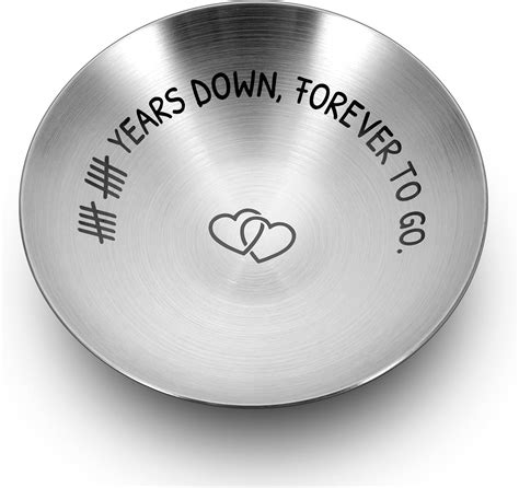 Amazon.com: 10 Year Anniversary Tin Gifts for Him Her 10 Year ...