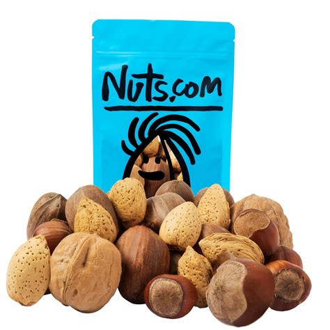 Amazon.com : Nuts.com Mixed Nuts in Shell, No Brazil Nuts - 1 lb Bag ...
