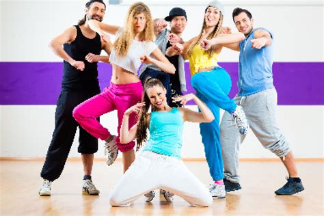 Dancer at Zumba fitness training in dance studio – Ballet Virginia