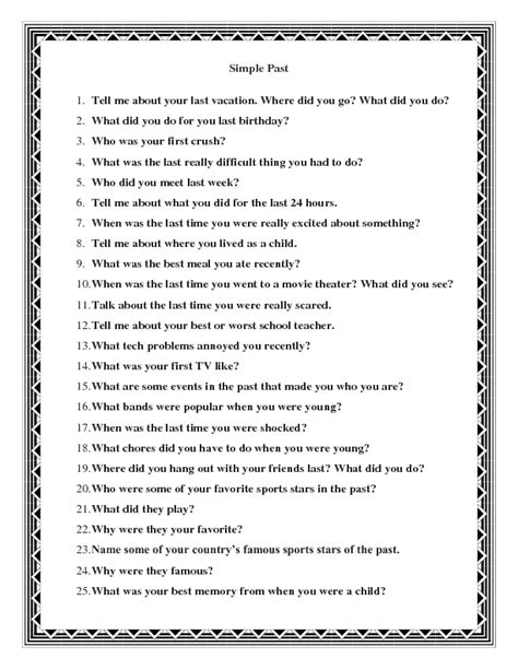 Image result for Past Simple Questions Practice