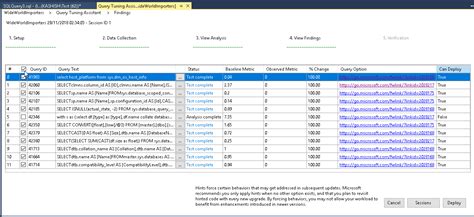 Query Tuning Assistant SQL Server 的图像结果