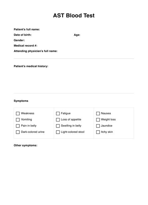 Image result for AST Blood Level Chart