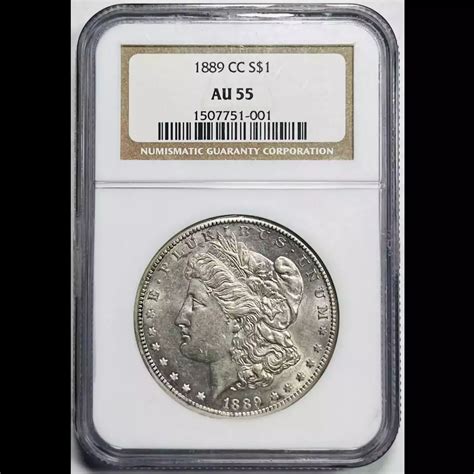 1889-CC Morgan Silver Dollar NGC AU-55 - Bob Paul Rare Coins