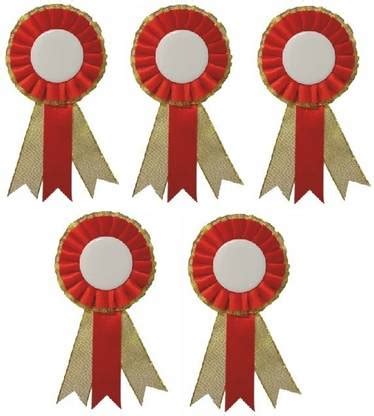 DELTA (Pack of 5) Chest flower Small Size, Red and Golden Colour Chest ...