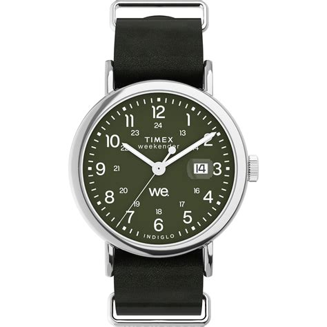 TIMEX Weekender Main Line Men Green Round Dial Analog Watch - TW2W8700