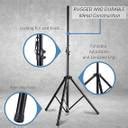 Adiohub DJ PA Speaker Stands Adjustable Height Speaker Stands ...