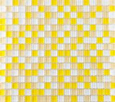 Yellow Mosaic Tile Backsplash by Yellow And White Glass Mosaic Glossy Tile Backsplash Wall Yellow Mosaic Tile Backsplash