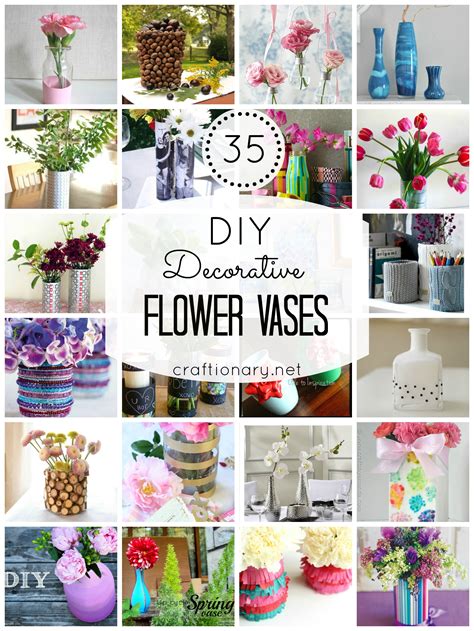 35 DIY Flower Vases (Creative tutorials) - Craftionary