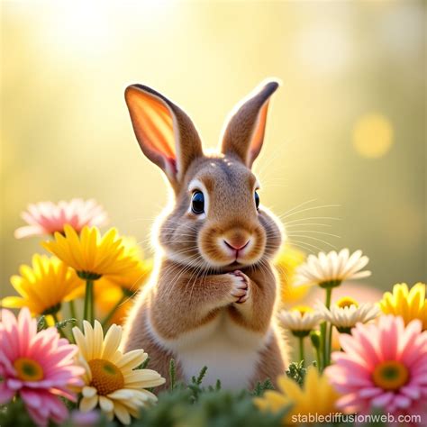 Stable Diffusion Rabbit 的图像结果