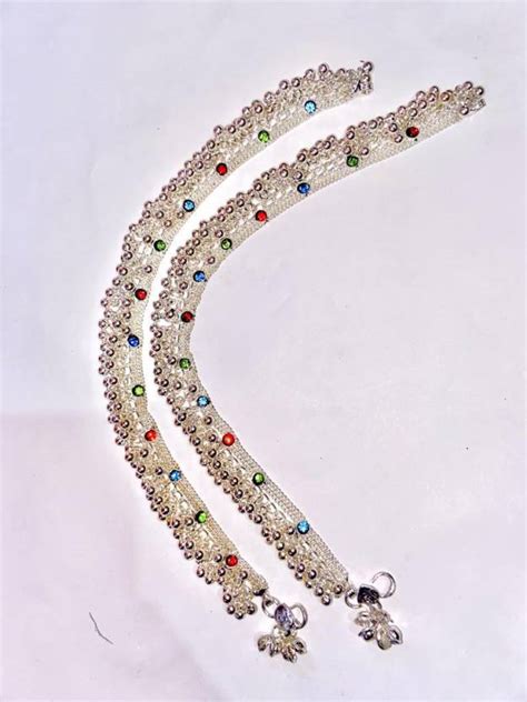 Treadmill Payal Silver Anklet (Pack of 1) Alloy Anklet Price in India ...