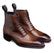 Brown Leather Lace Up Boot for Men | The Royale Peacock
