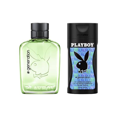Playboy Generation Men Eau de Toilette 100ml + Shower Gel 250ml Combo ...