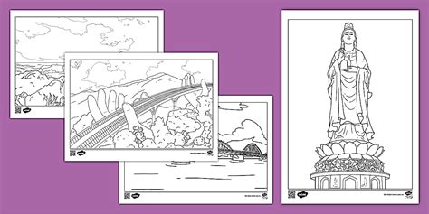 Bộ Trang Tô Màu Danh Lam Thắng Cảnh Tại Đà Nẵng