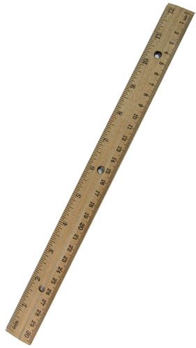 12” Wooden Rulers