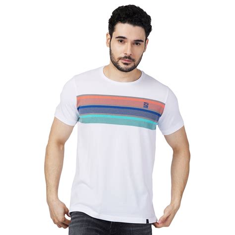 Killer Men White Printed Slim Fit T-Shirt – Killer Jeans