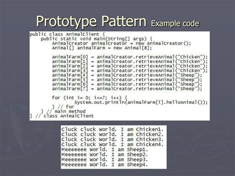 Image result for Prototype Pattern Example