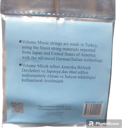 Turkish oud volume strings Buy, Best Price in UAE, Dubai, Abu Dhabi, Sharjah