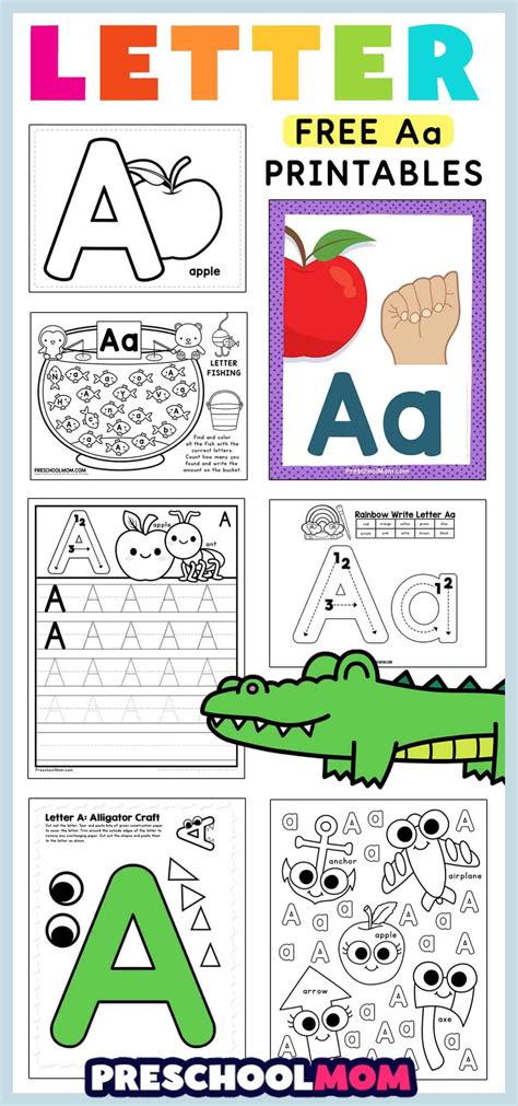 Letter a worksheets preschool printables – Artofit