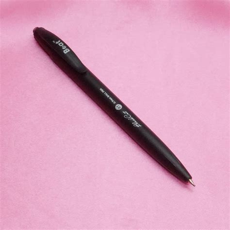 Boat Black Cat RT Mat Black Body With Fine Tip Black Writing Click Type ...