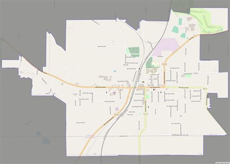 Map of Troup city