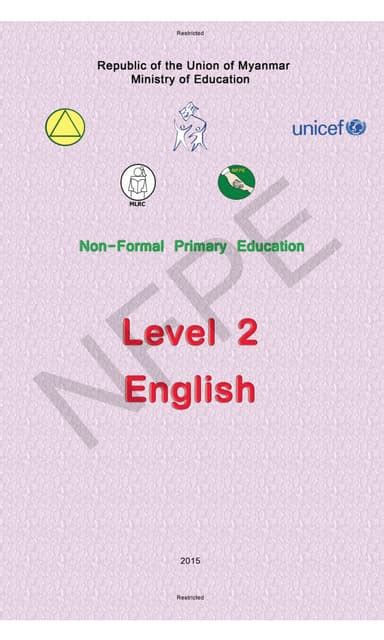 Image result for Level 2 English Written Text