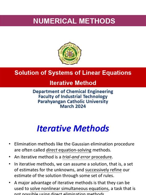 Image result for Linear Algebra Iterative Methods