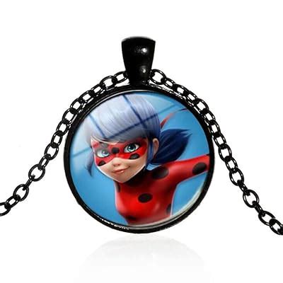 Buy Onlyfo Miraculous Ladybug Girl Marinette Pattern Time Gem Cabochon ...