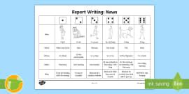 The 5 W's Worksheet: News Report Writing - English - Twinkl