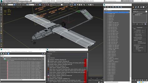 3D model Unmanned Aerial Vehicle UAV Drone AAI RQ 7 Shadow Rigged for ...