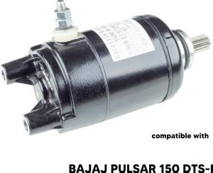 GEO Self Starter Motor Assembly for Motorcycle BAJAJ PULSAR 150 DTS-I ...