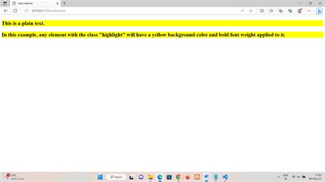 Image result for CSS Class Selector Tutorial
