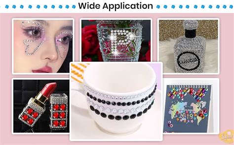 Lakeer 1980 Pcs Rhinestone Stickers | Diamond Gem Sticker, Self ...