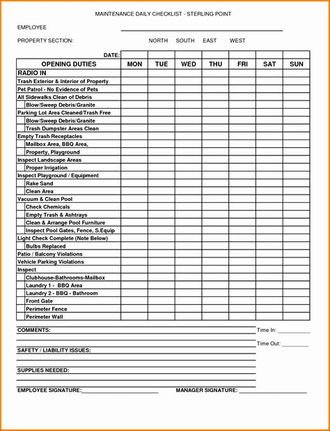 Printable Activities Of Daily Living Checklist