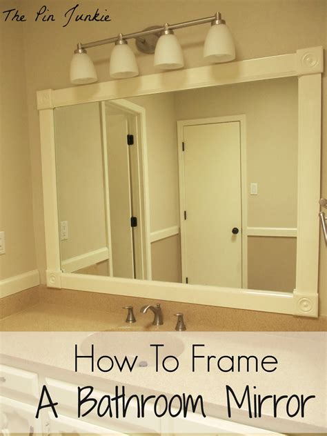 How to Frame a Bathroom Mirror