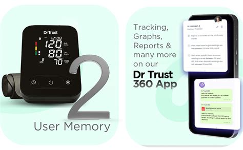 Dr Trust 101 Smart Fully Automatic Digital Blood Pressure Monitor BP ...