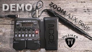 Zoom A1X Four Acoustic Instrument Multi-Effect Processor