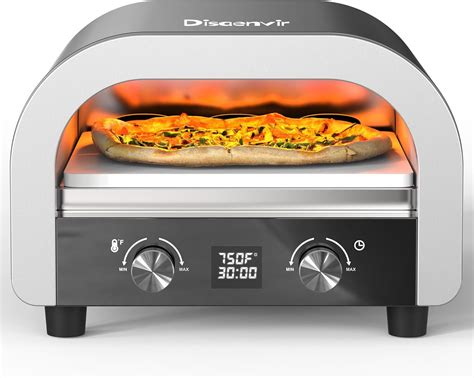 Electric Pizza Oven 13 Inch - Countertop Pizza Maker Indoor and Outdoor ...