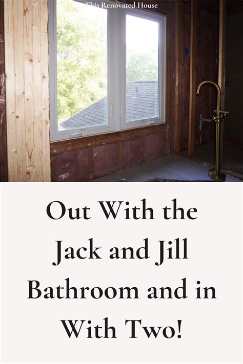This is all about how we are converting a Jack and Jill bathroom into ...