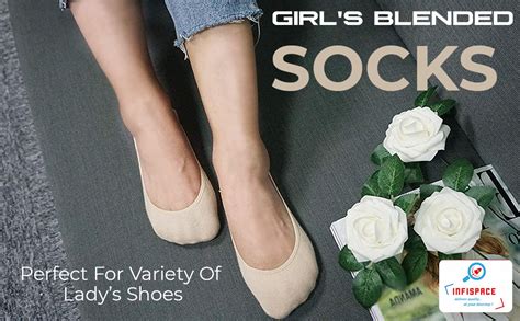 Infispace Girl's Cotton No Show Loafer Socks For Formal & Sports Wear ...