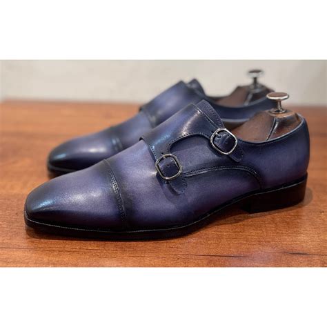 Buy Grey Double Monk Straps in India