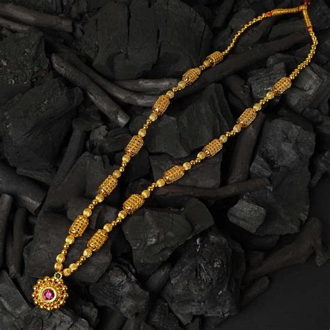Long Cap mala Saaj Ghat – Rishabh Gold